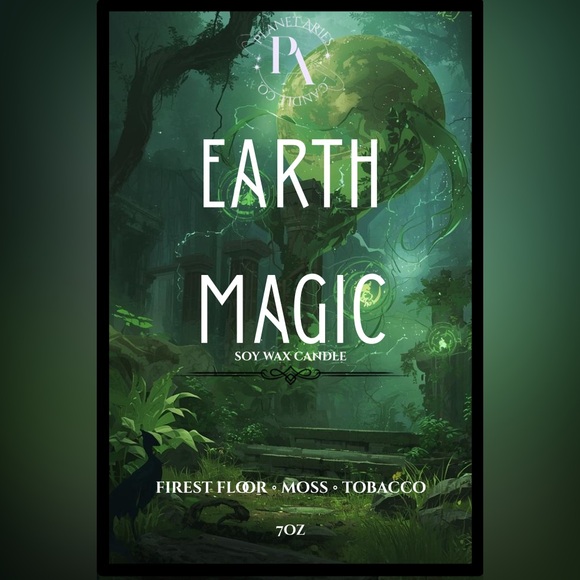 Earth Magic Crystal Candle - Picture 3 of 3